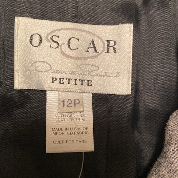 Oscar de la Renta Gen Leather Trim, Excellent Condition, measurements in photos - Picture 9 of 11